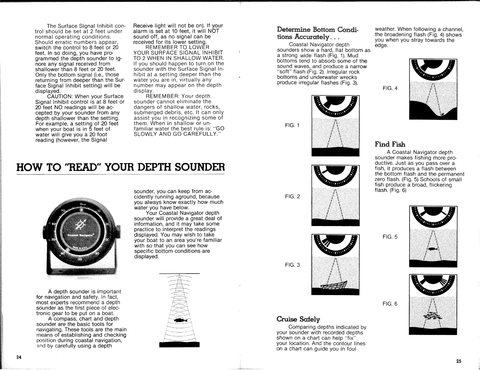 Coastal Navigator Depth Sounder Operation Manual