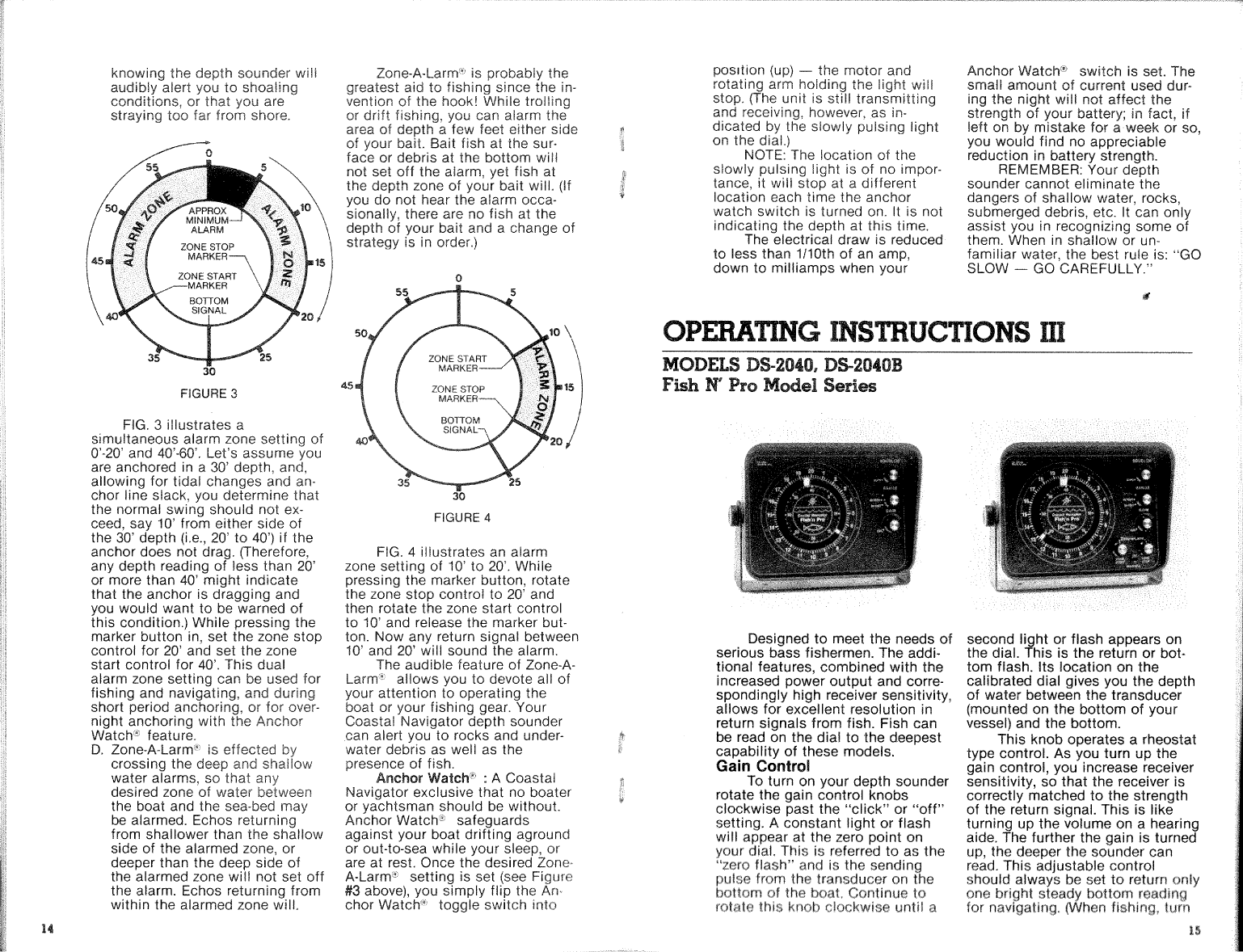 Coastal Navigator Depth Sounder Operation Manual