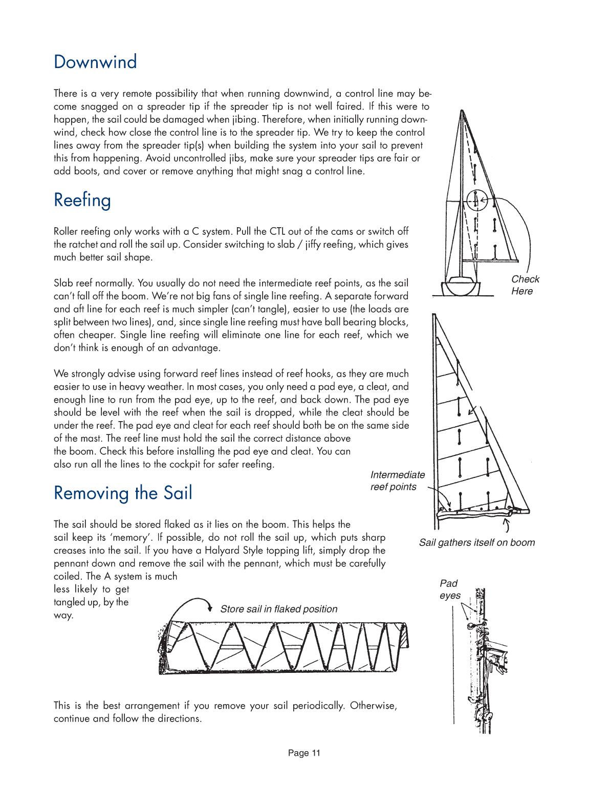 Dutchman Sail Storage System Manual