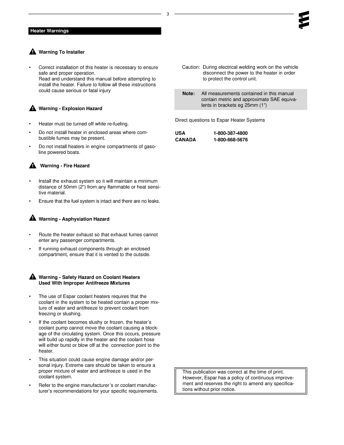 ' Eberspacher: Hydronic4 5 D4w D5w Description, Install, Maintenance, …'