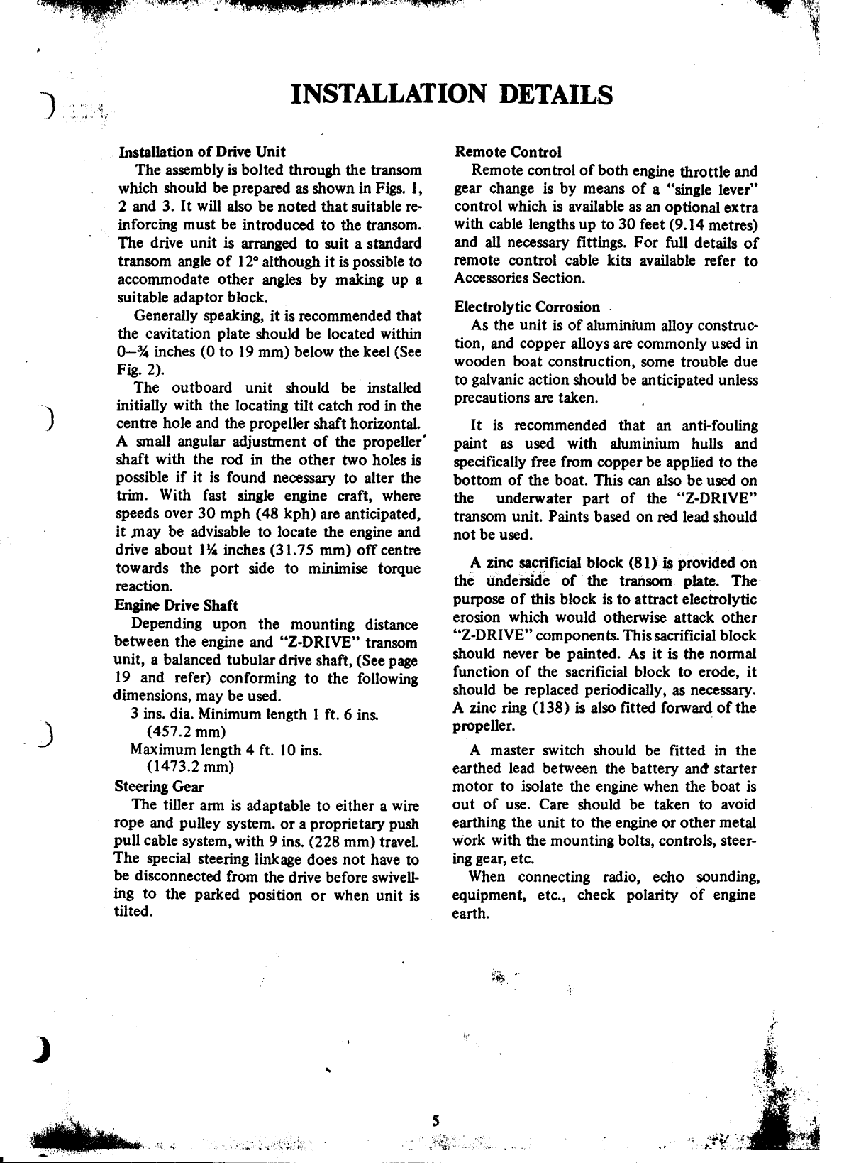 Enfield Outdrive Workshop Manual