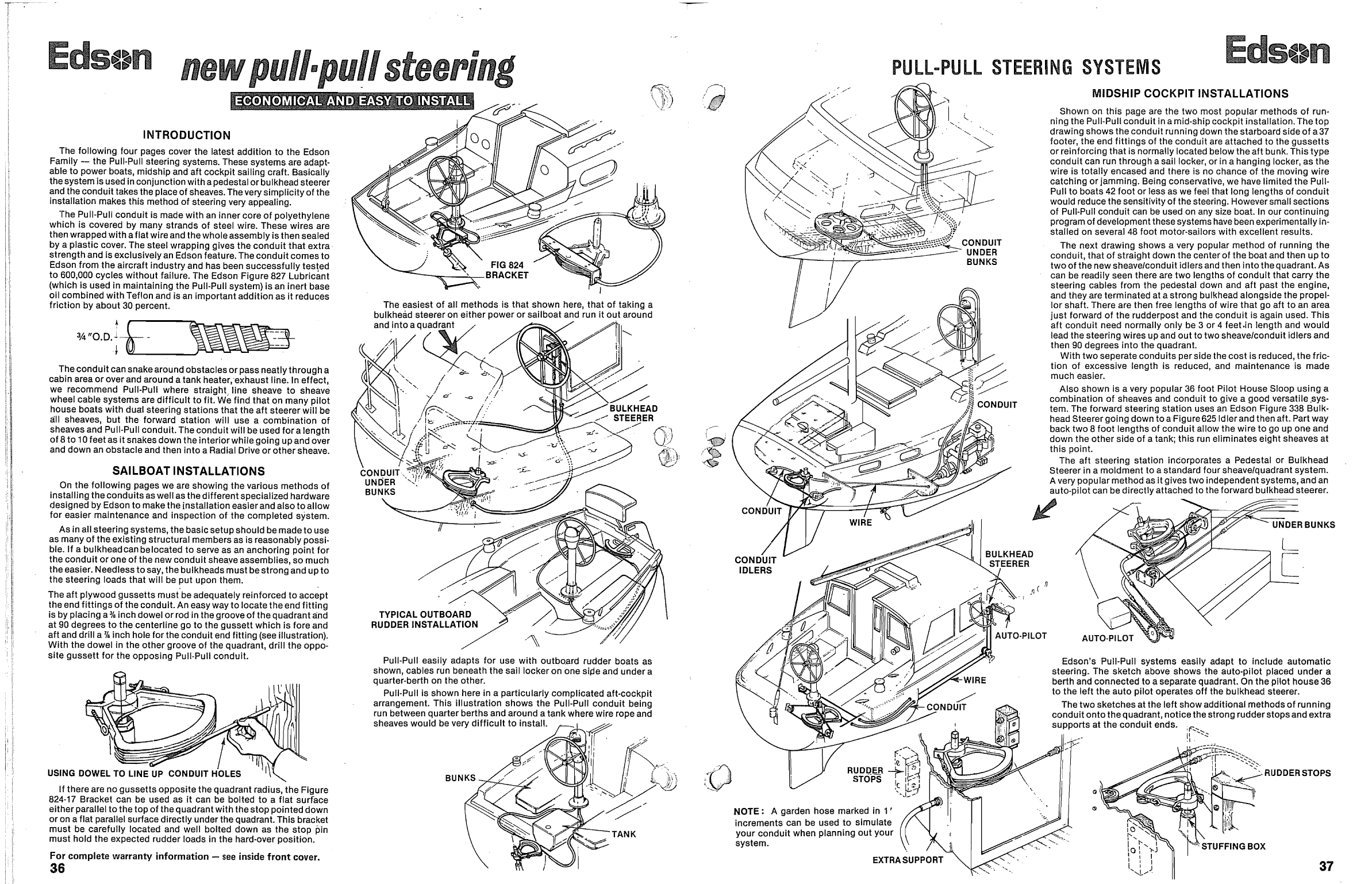 Edson Catelogue Steering. Binnacle