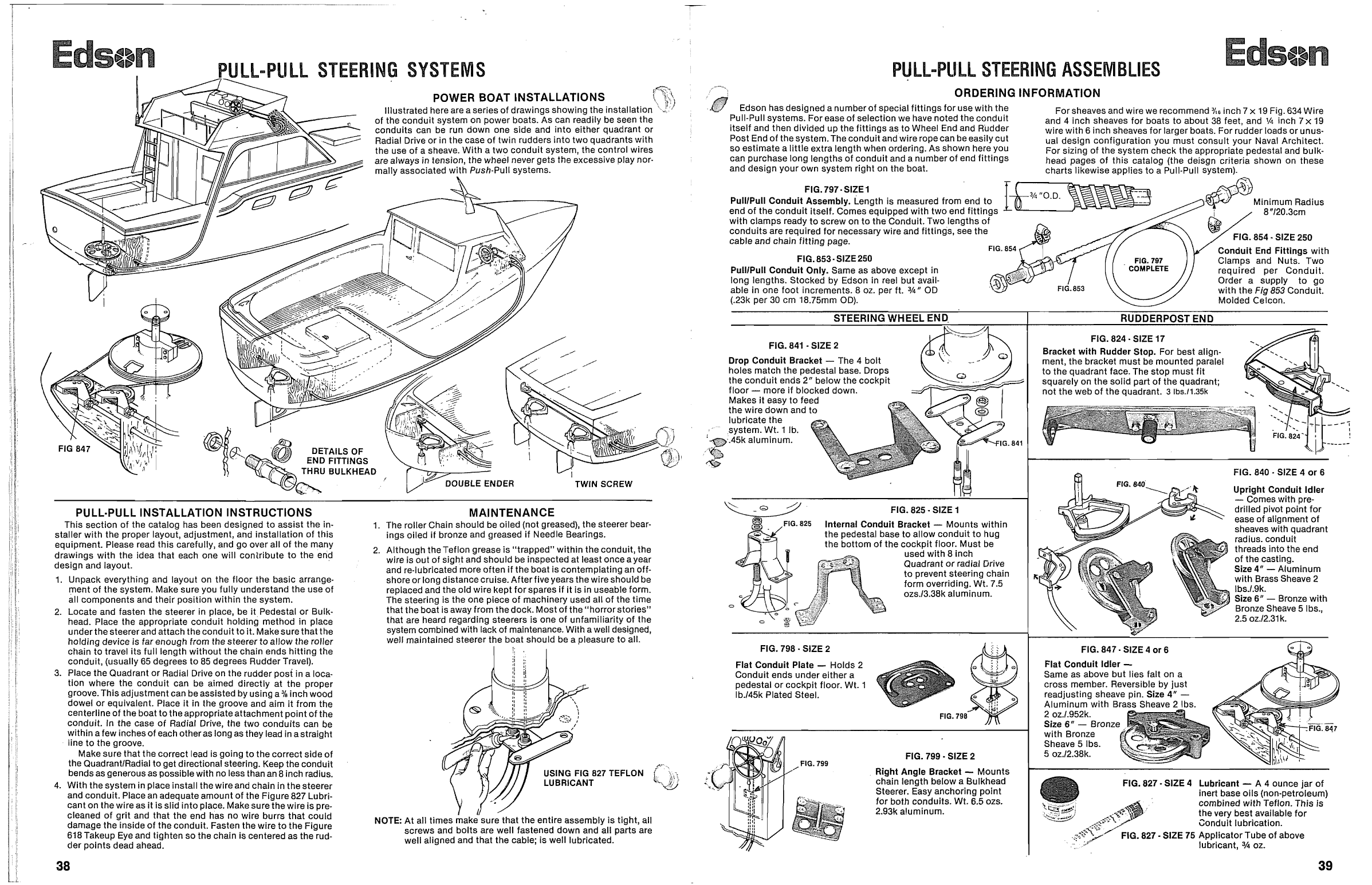 Edson Catelogue Steering. Binnacle