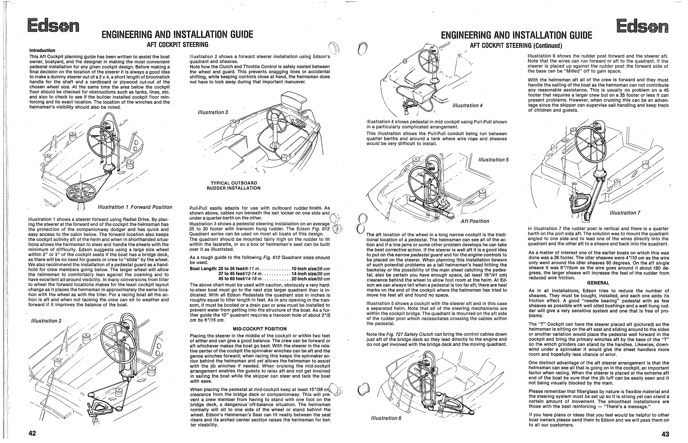 Edson Catelogue Steering. Binnacle