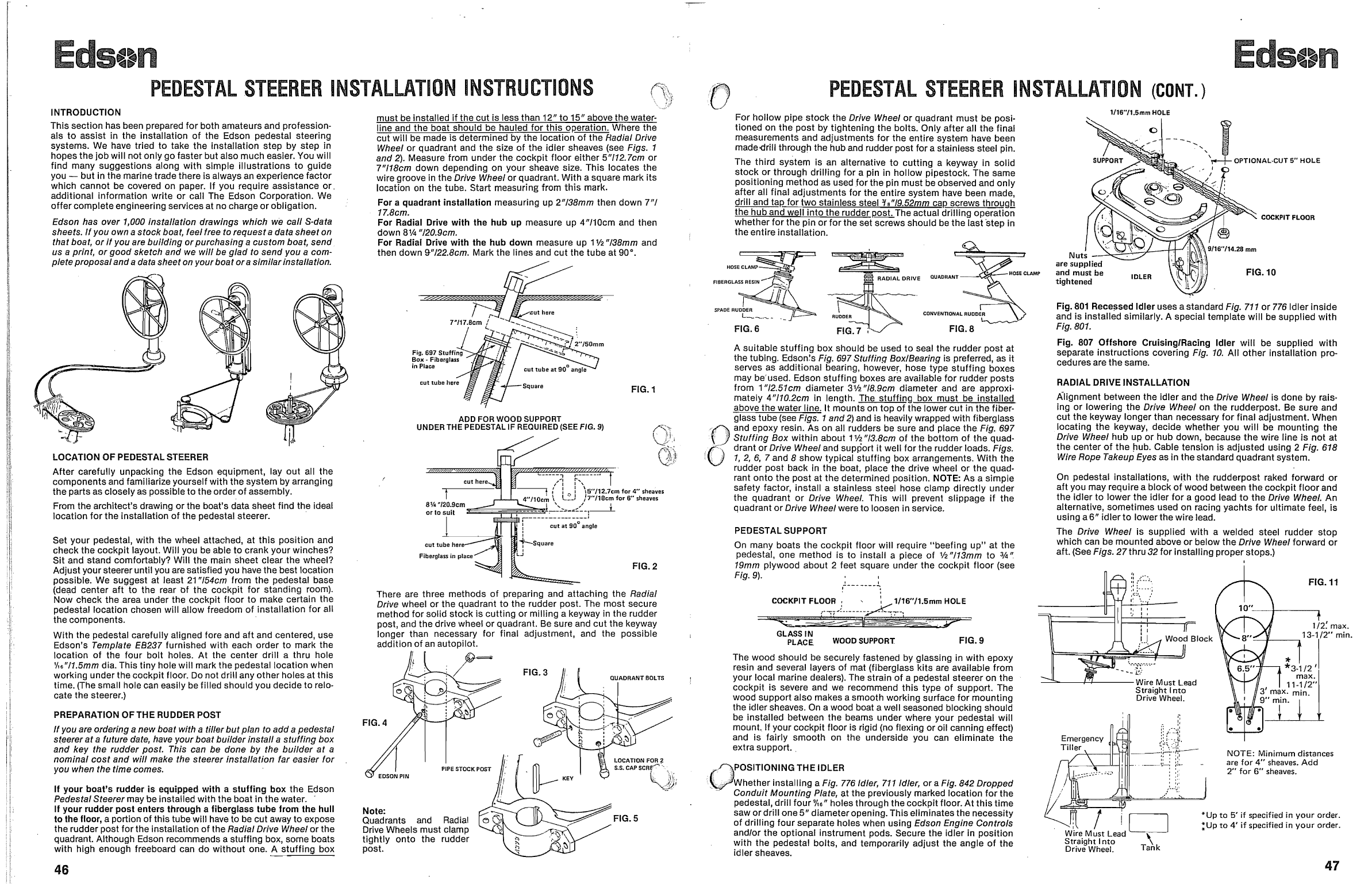 Edson Catelogue Steering. Binnacle