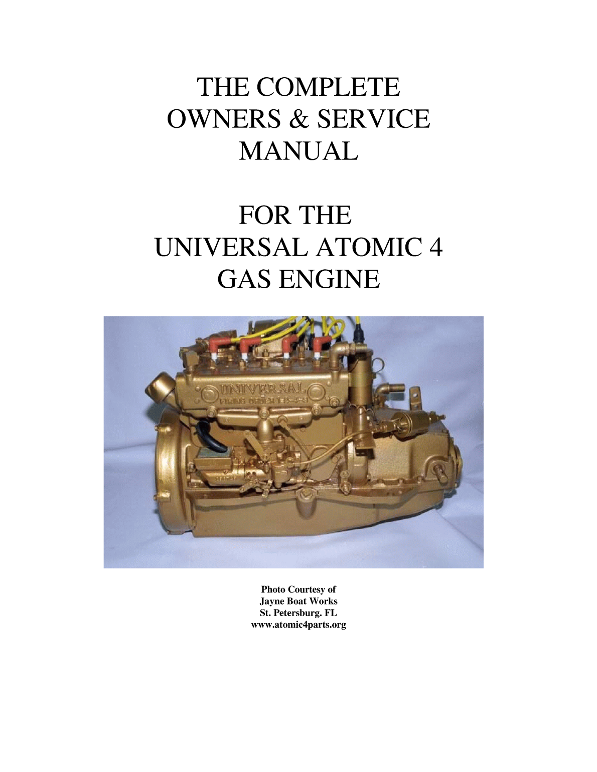 Atomic 4 Owners And Service Manual