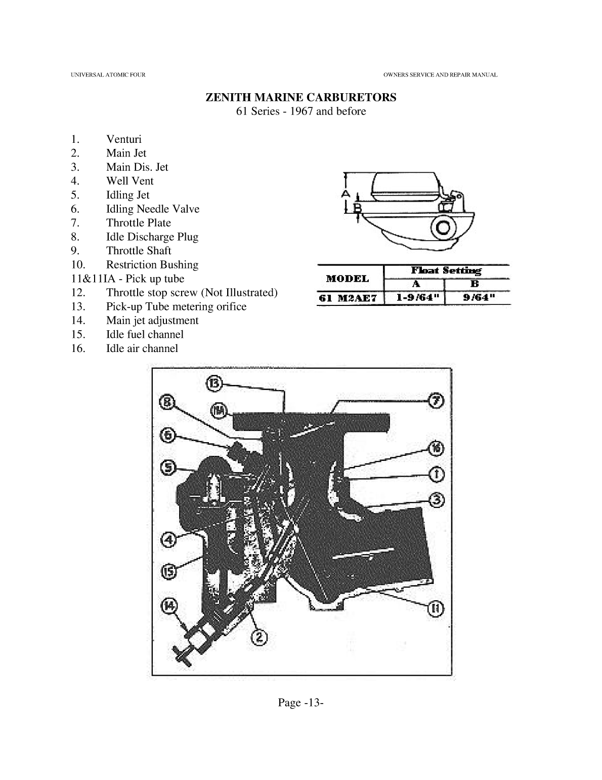 Atomic 4 Owners And Service Manual