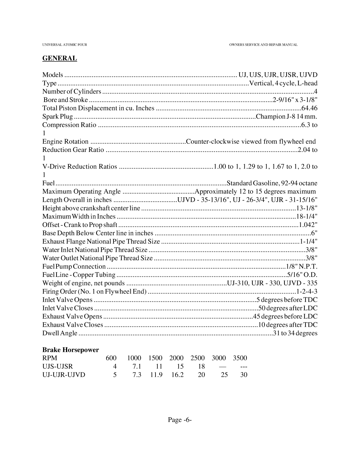 Atomic 4 Owners And Service Manual