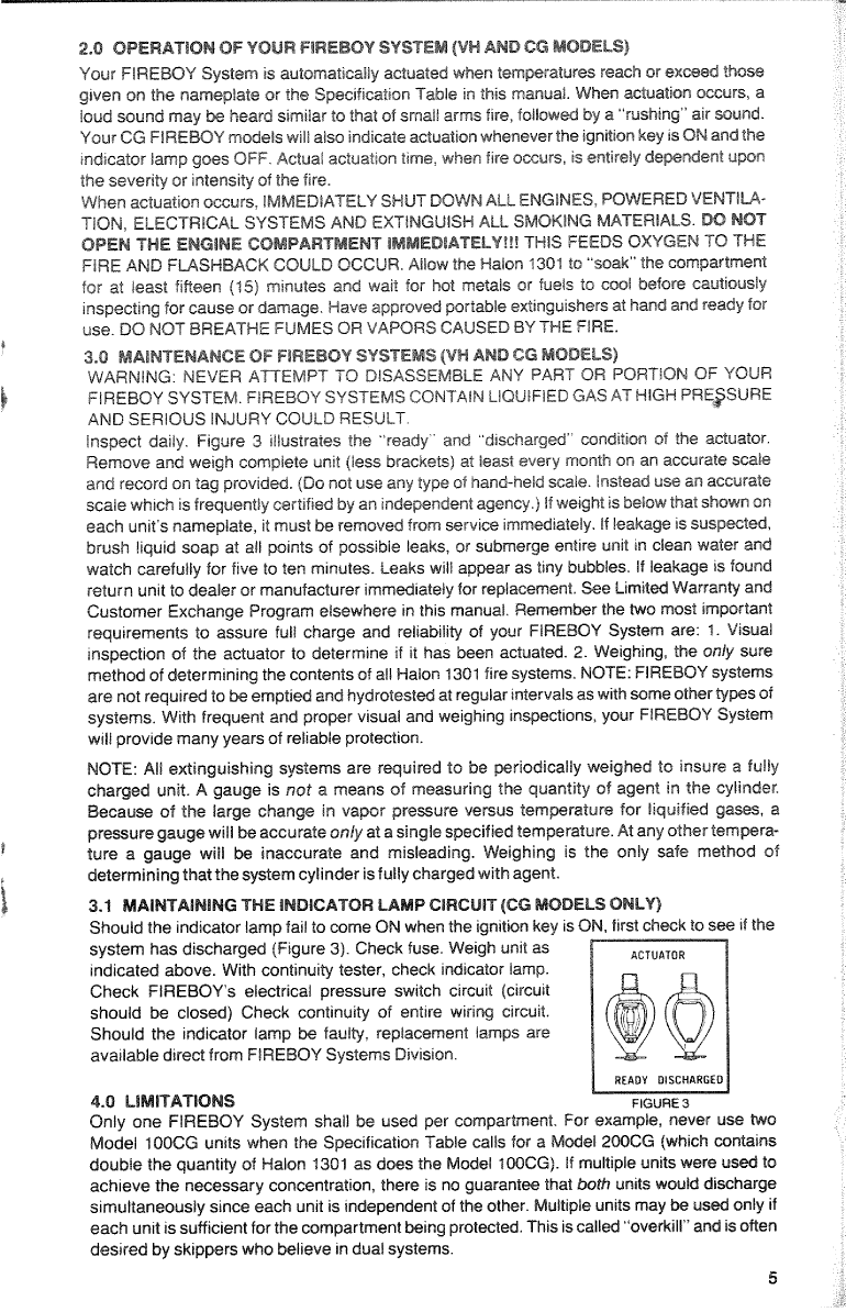 ' Fireboy Halon 1301 System'