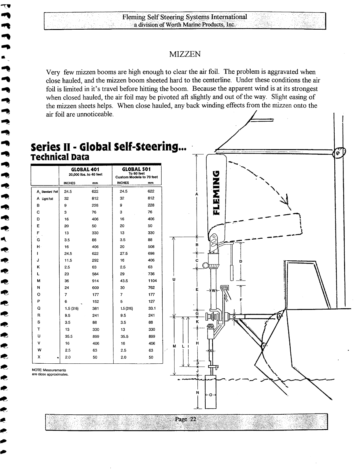 Fleming Self Steering Manual