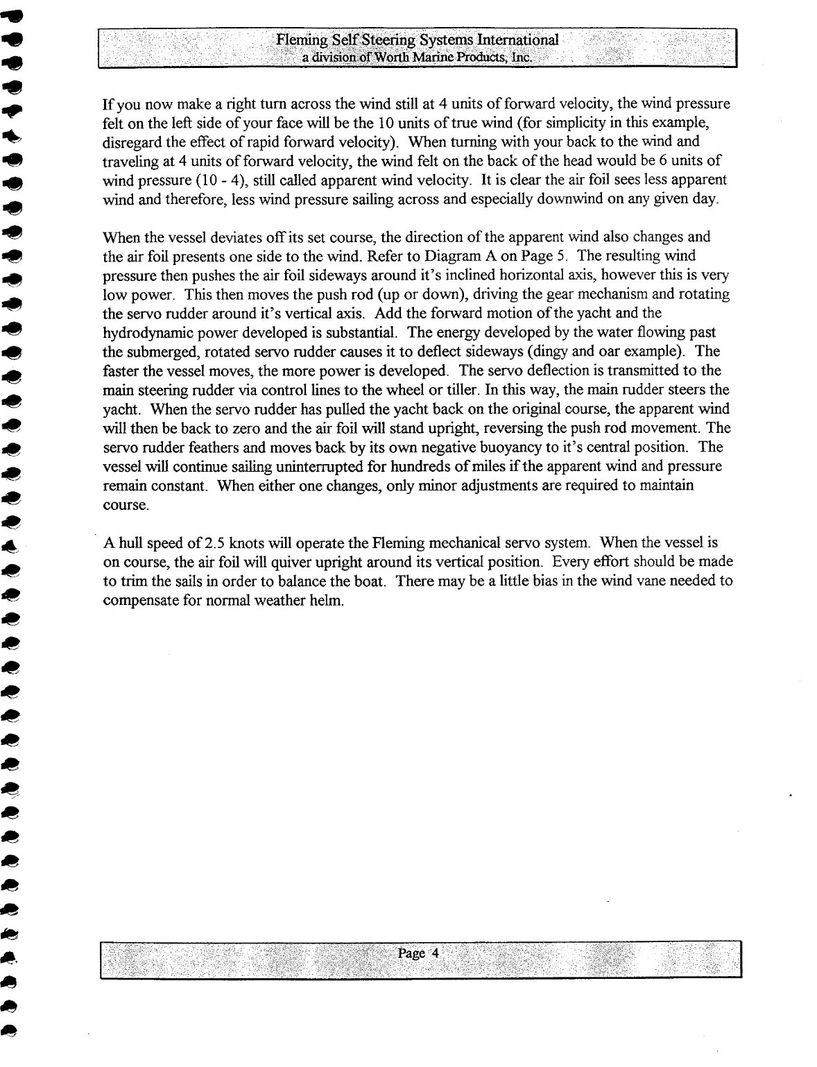 Fleming Self Steering Manual