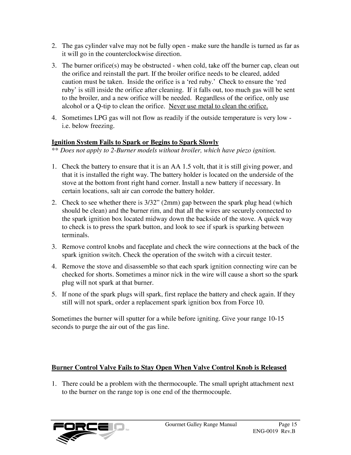 Force 10 Stove Manual eng 0019 Rev b