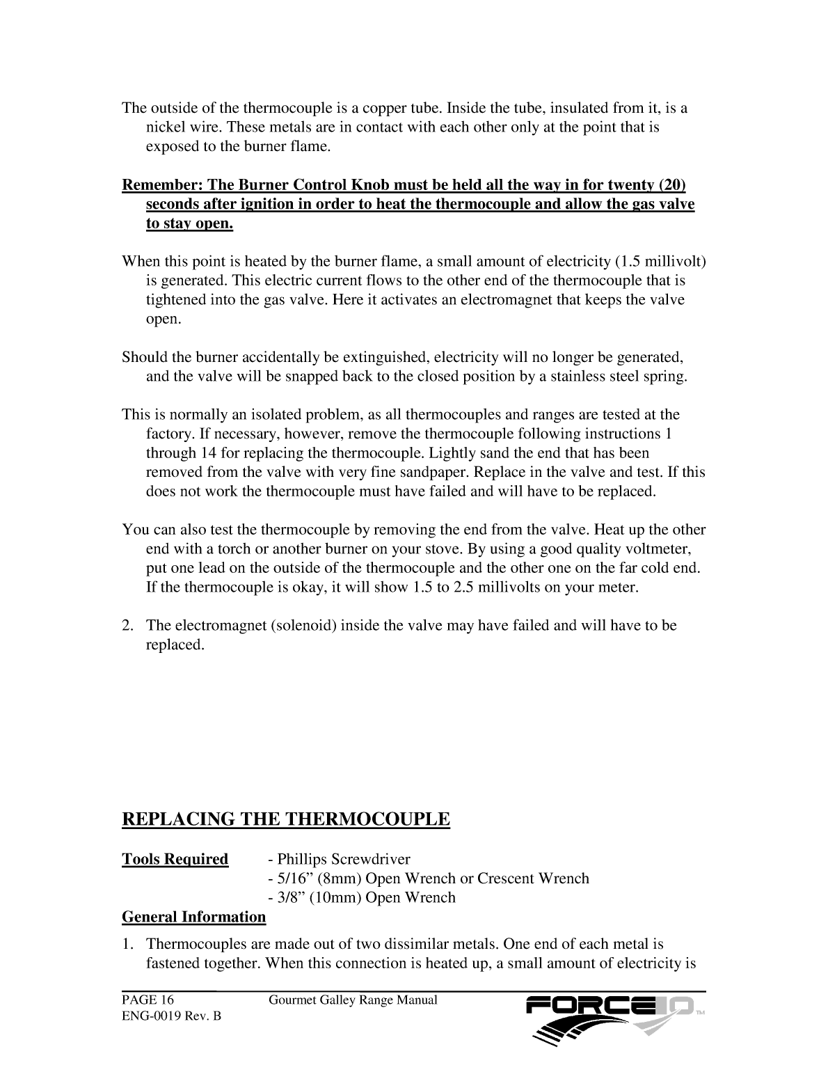 Force 10 Stove Manual eng 0019 Rev b