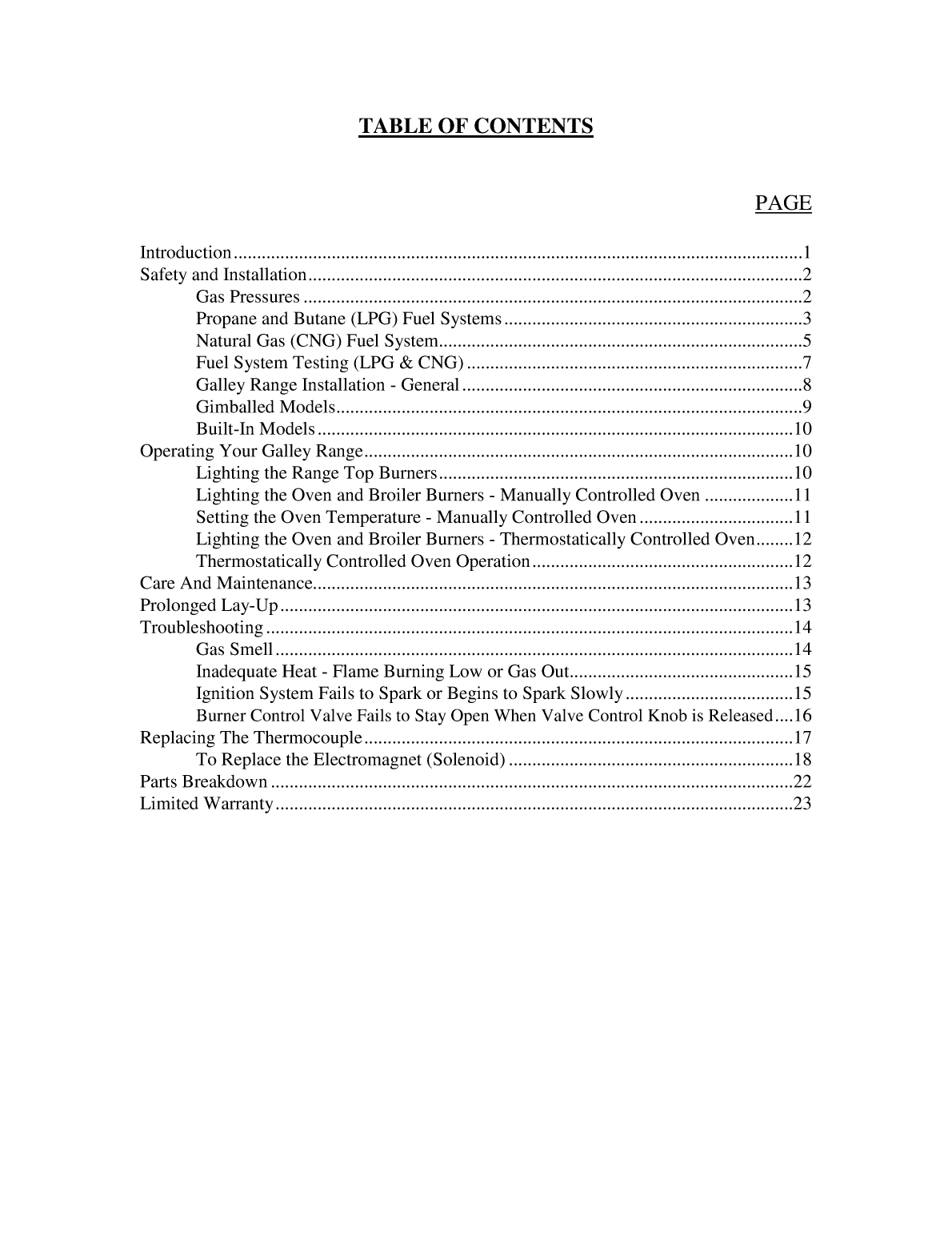 Force 10 Stove Manual eng 0019 Rev b