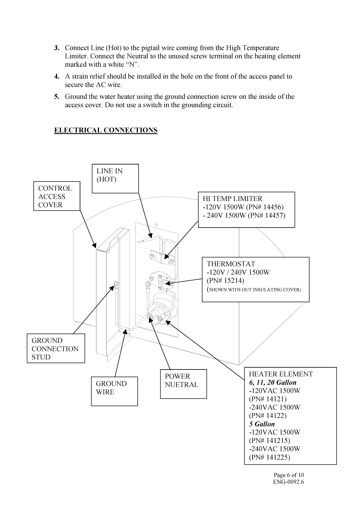 Force 10 Water Heater Manual