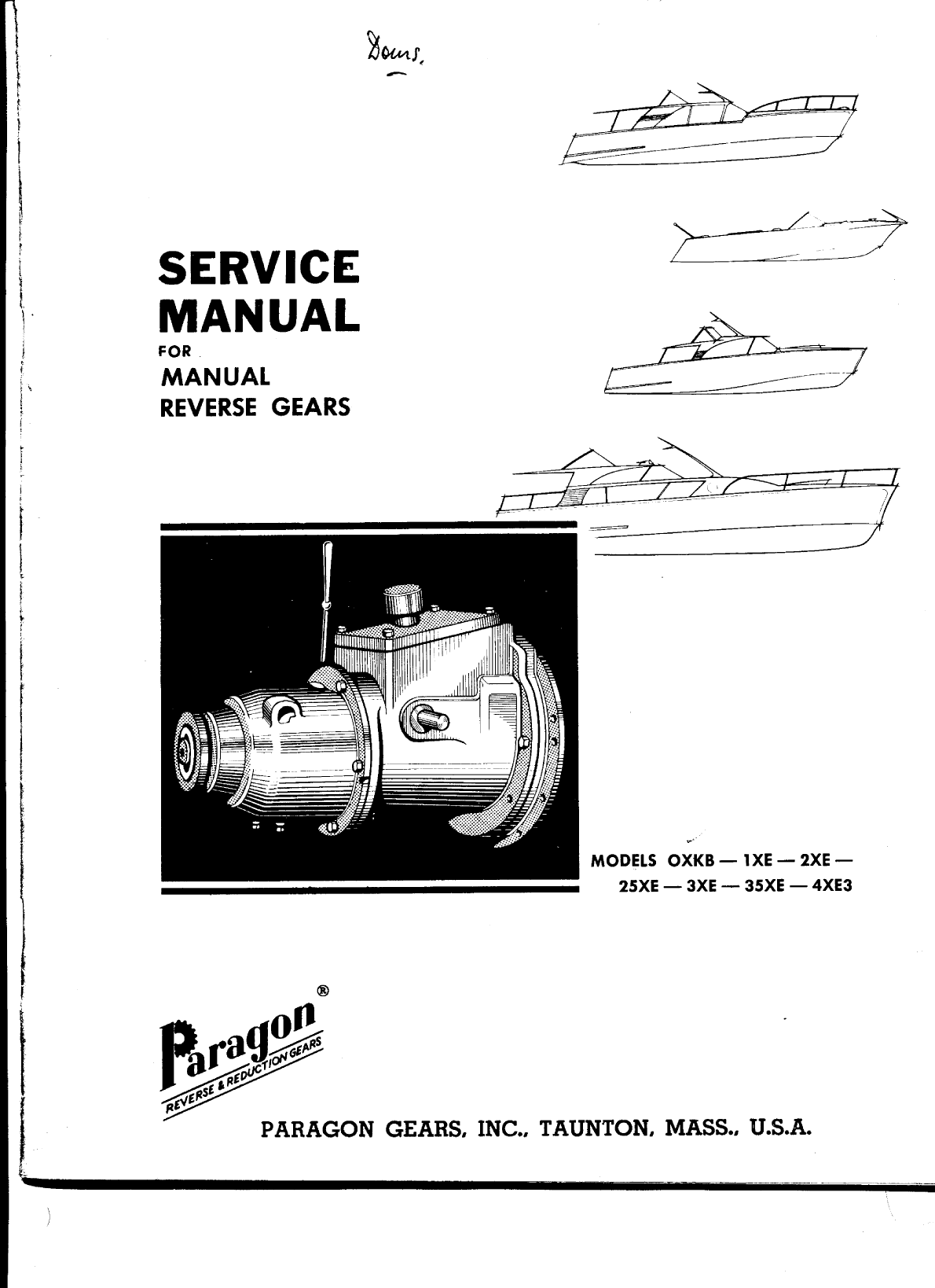 A 4 Transmission Service Manual