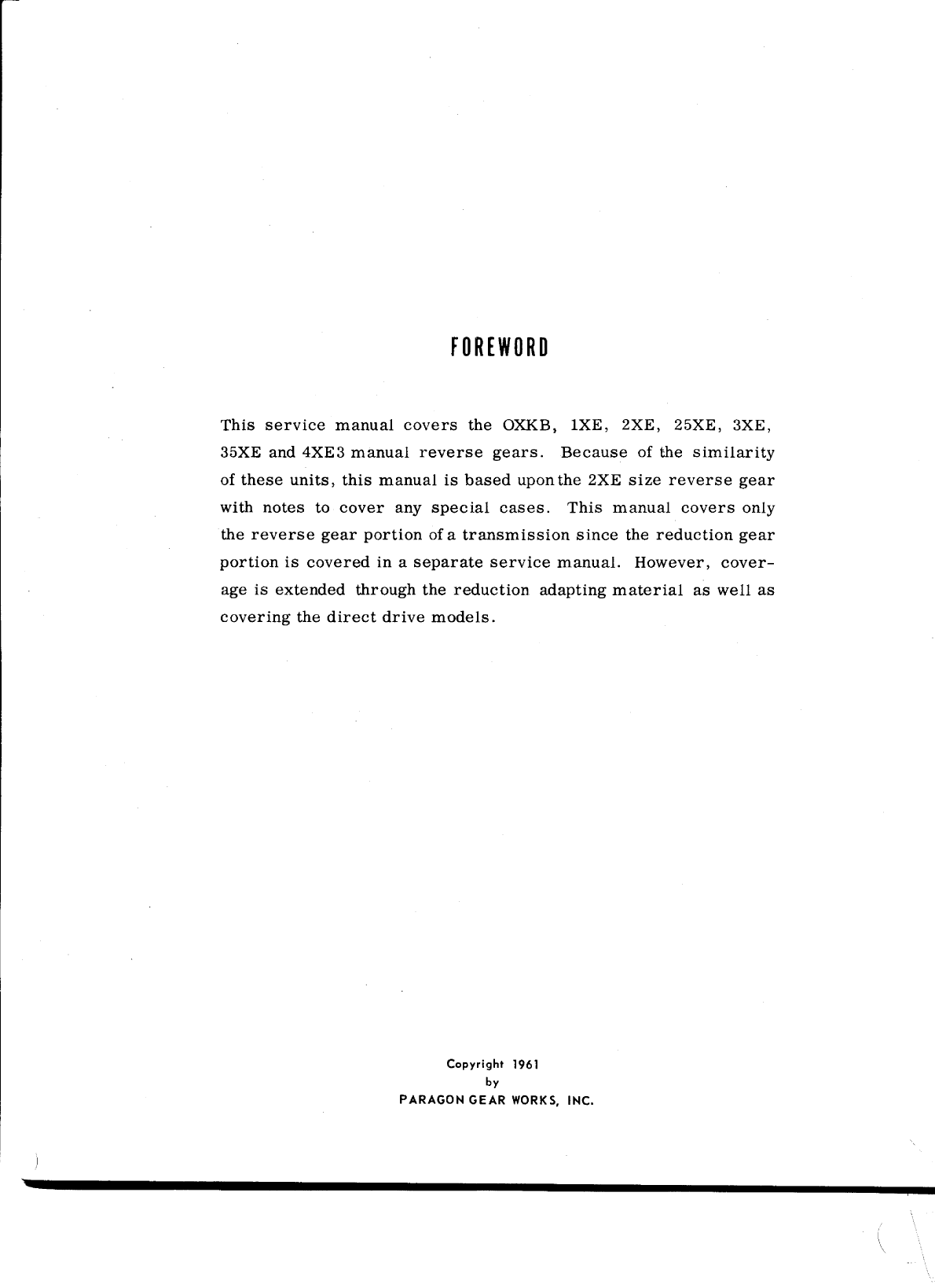 A 4 Transmission Service Manual