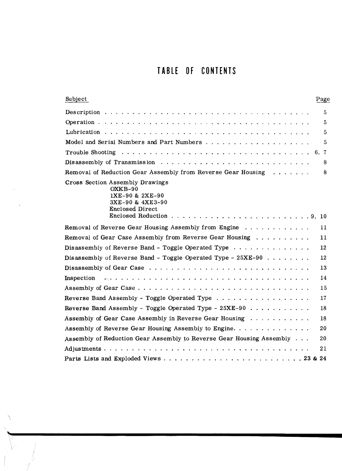 A 4 Transmission Service Manual