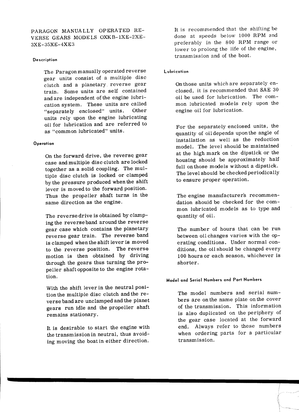 A 4 Transmission Service Manual