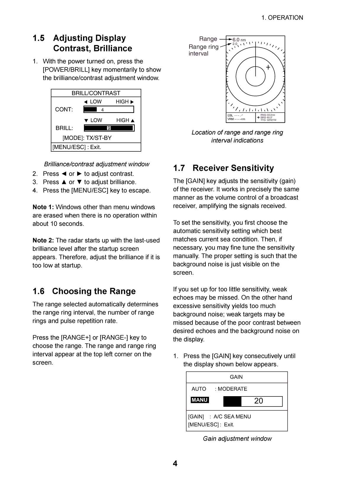 Furuno 1715 Radar Operator's Manual