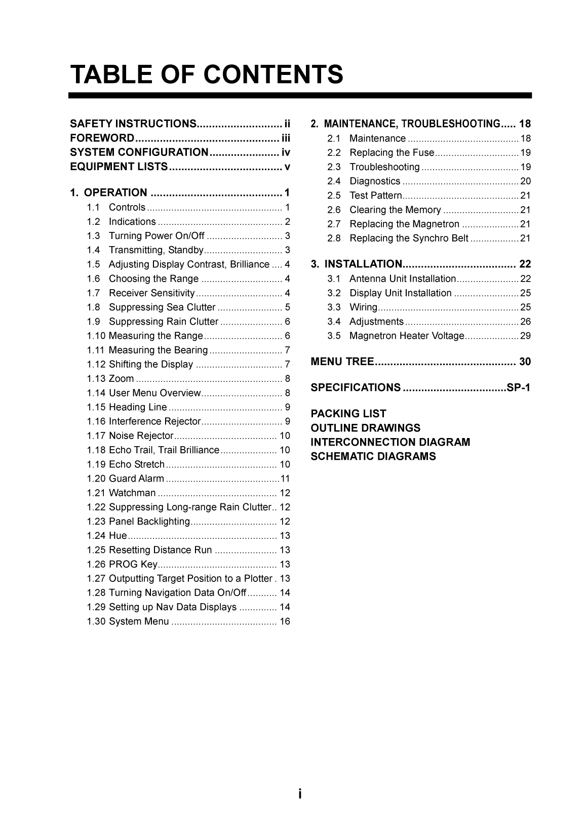 Furuno 1715 Radar Operator's Manual