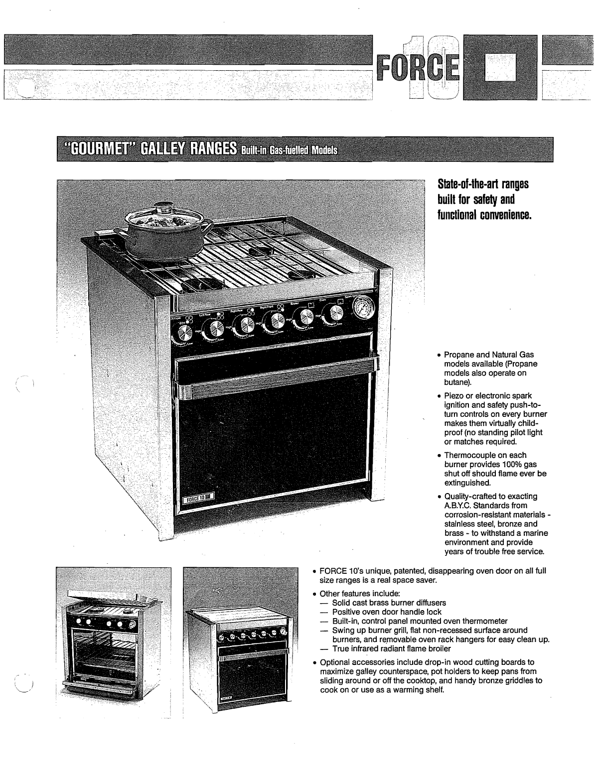 Force10 Marine Stove