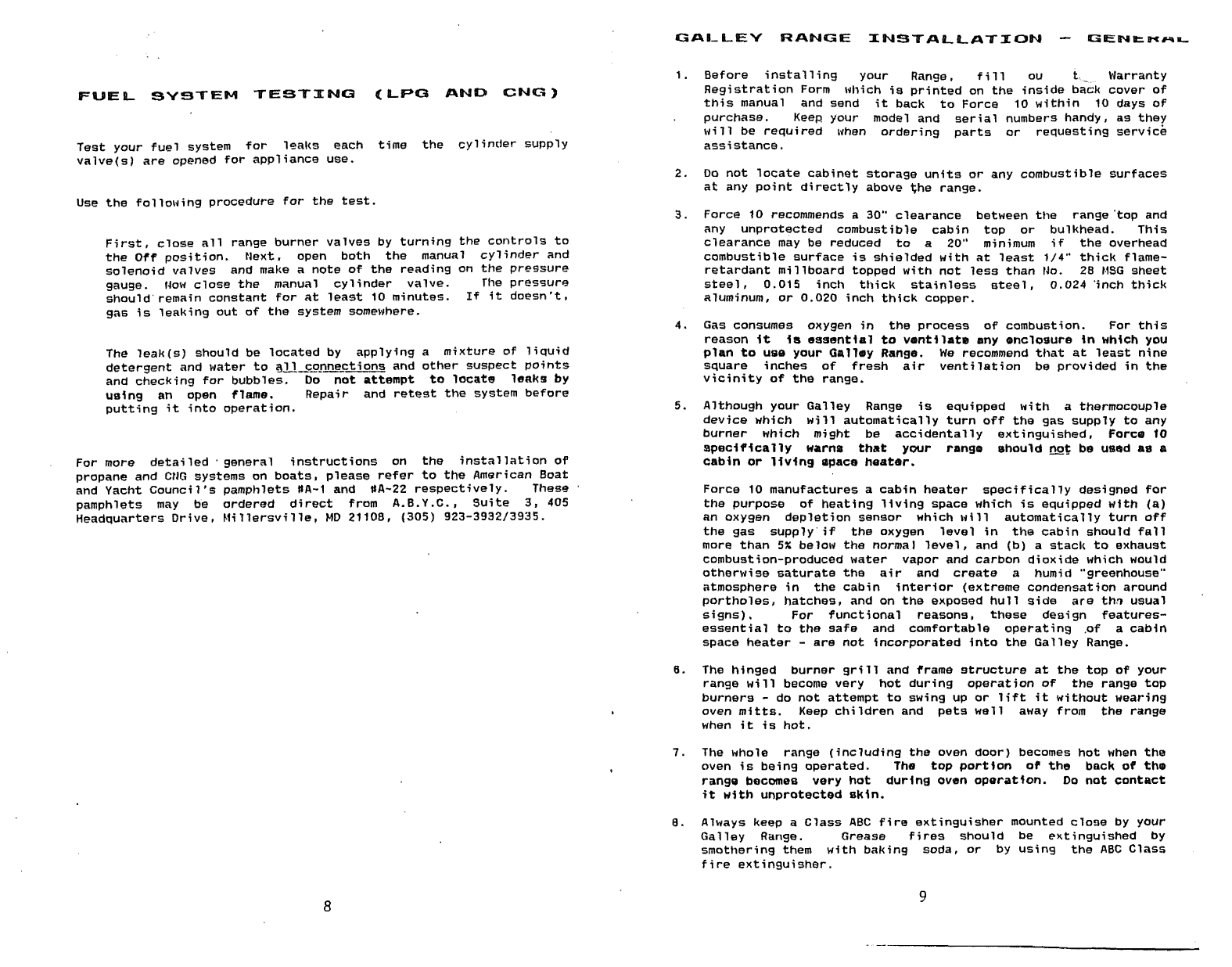 Force10 Marine Stove