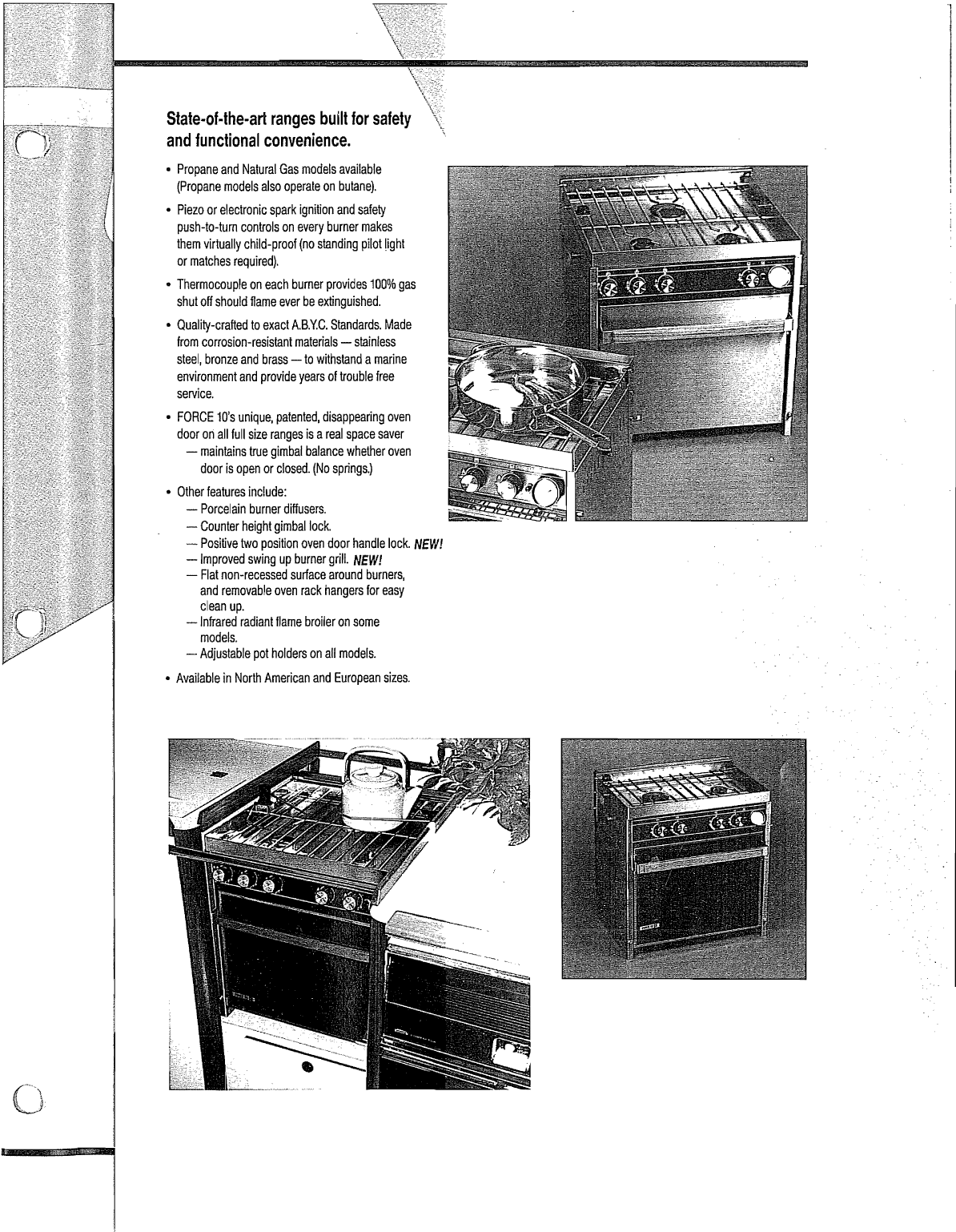 Force10 Marine Stove