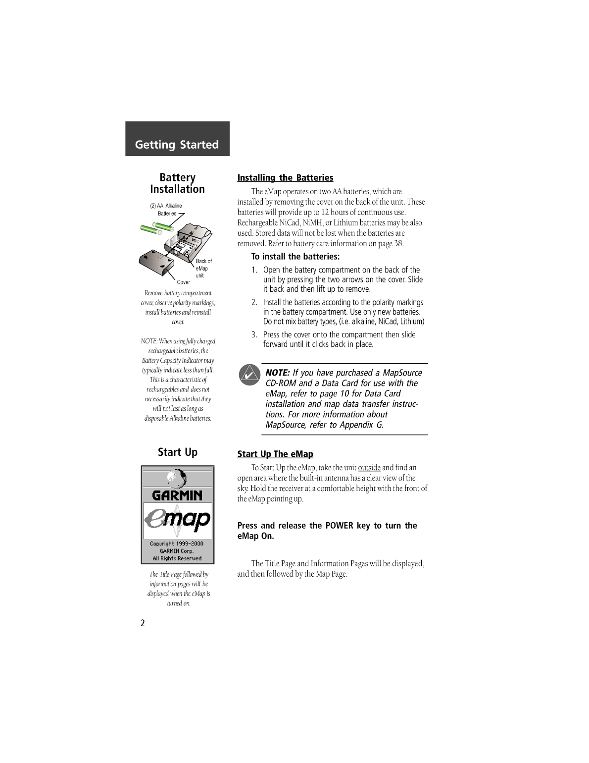 Garmin: Emap Handhelp Gps Unit