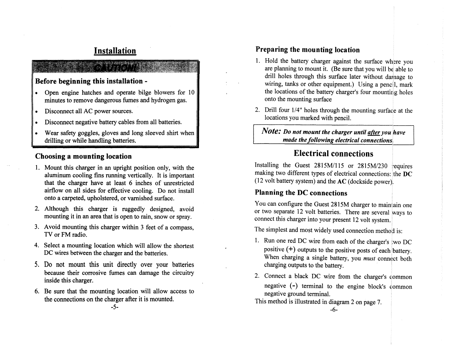 Guest 2815m Battery Charger