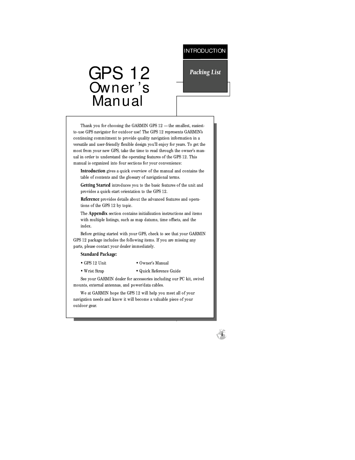 Gps12 Owners Manual
