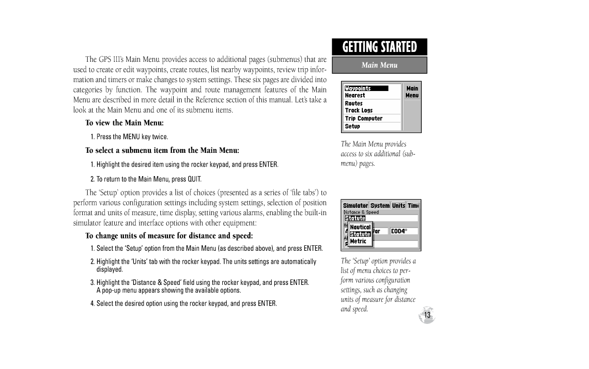 Gpsiii Owners Manual