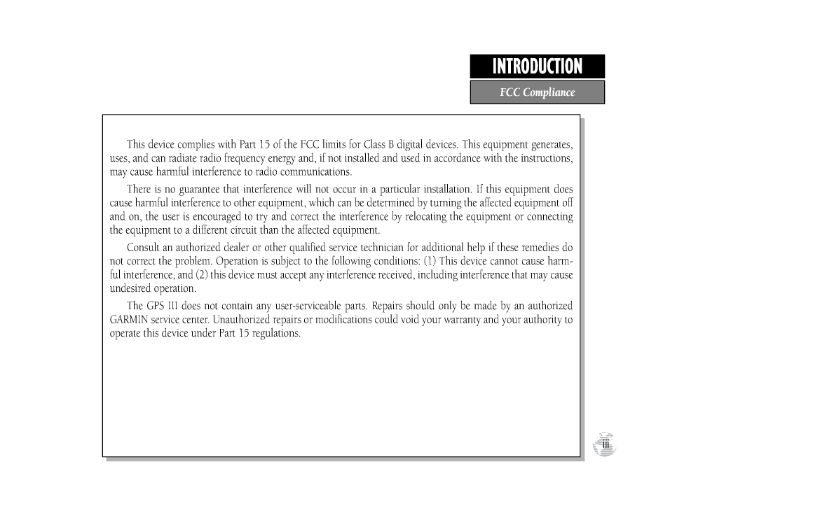 Gpsiii Owners Manual