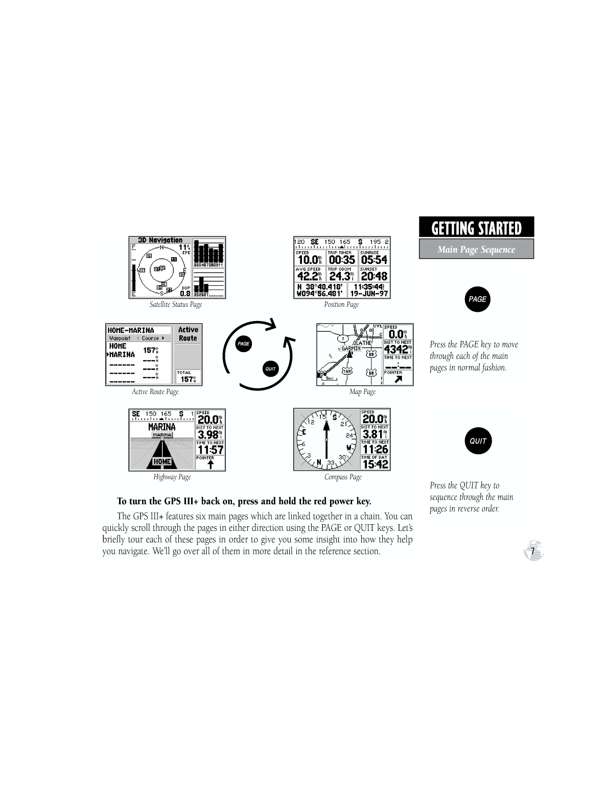 Gpsiii Plus Owners Manual