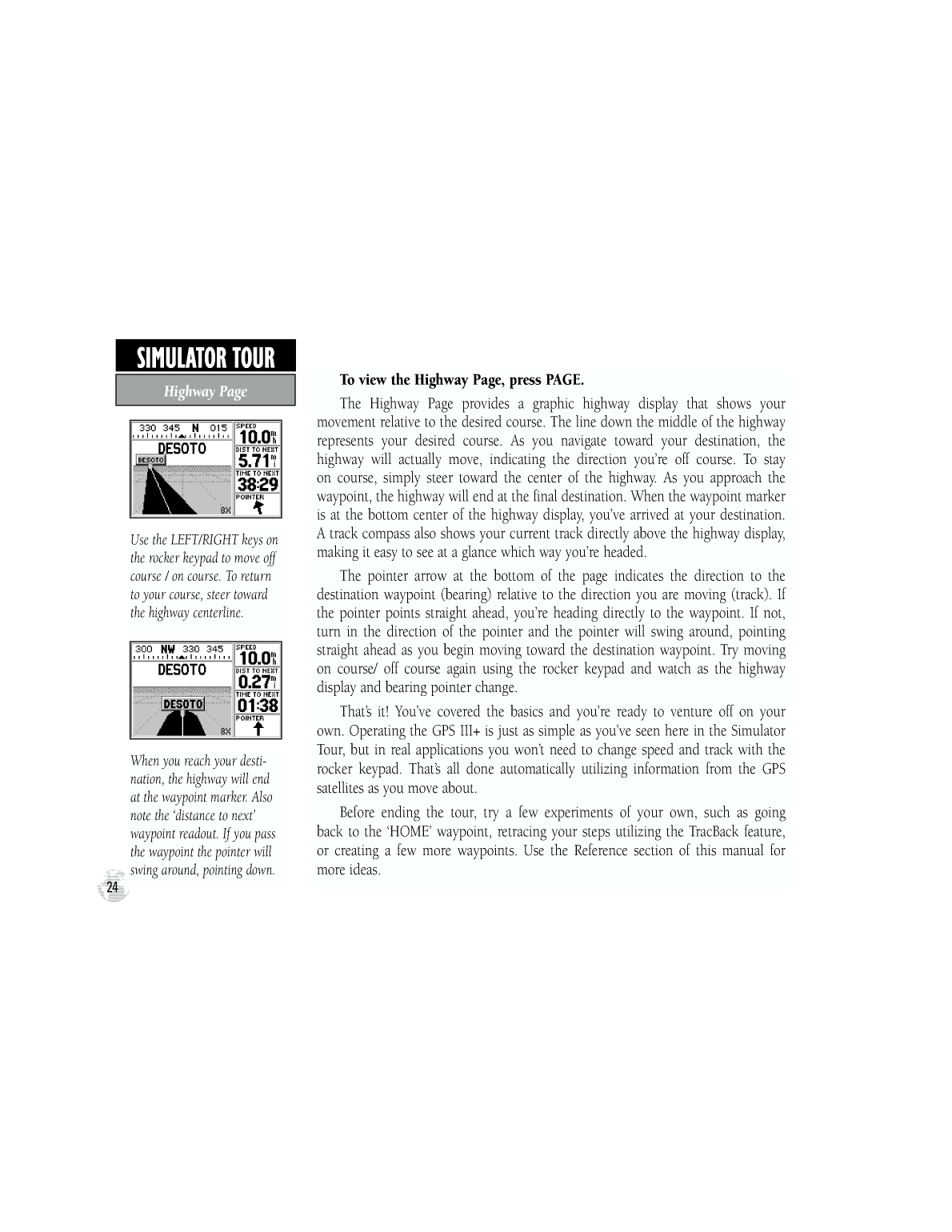 Gpsiii Plus Owners Manual