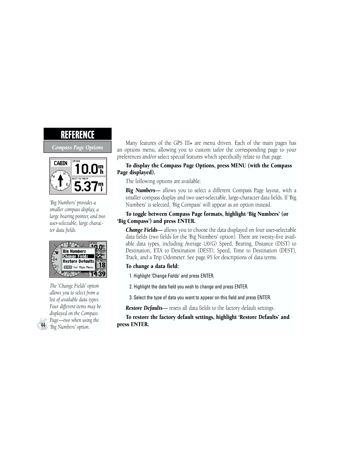 Gpsiii Plus Owners Manual