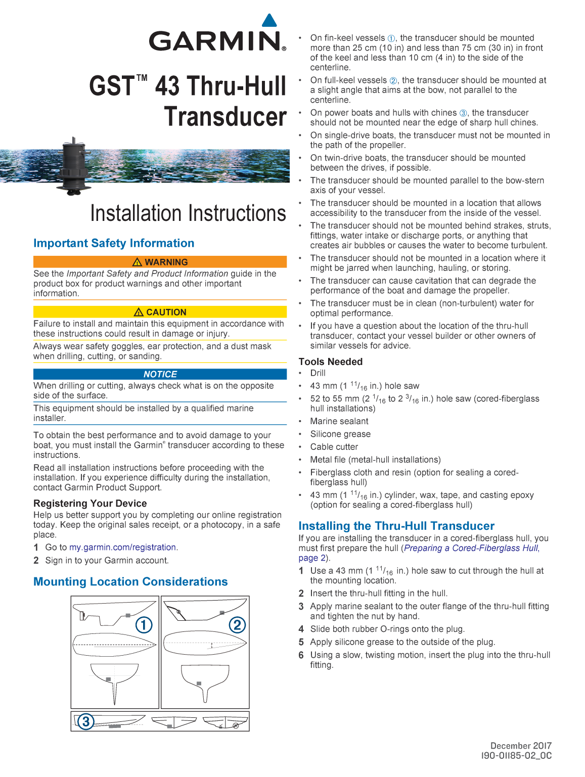 Garmin gst 43 Install En