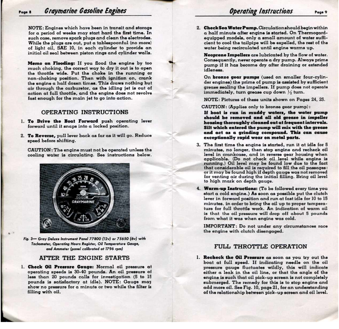 ' Gray Marine Manual 4 And 6 Cyclinder Engines ( Scanned Version)'