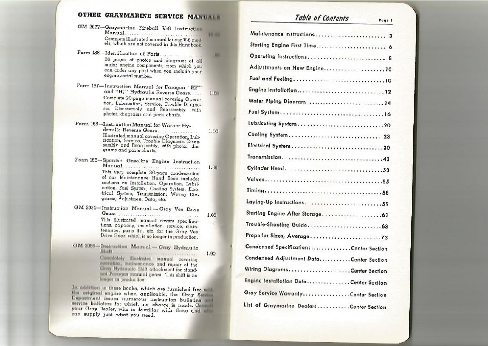 Gray Marine Manual 4 And 6 Cyclinder Engines ( Yet Another Version)