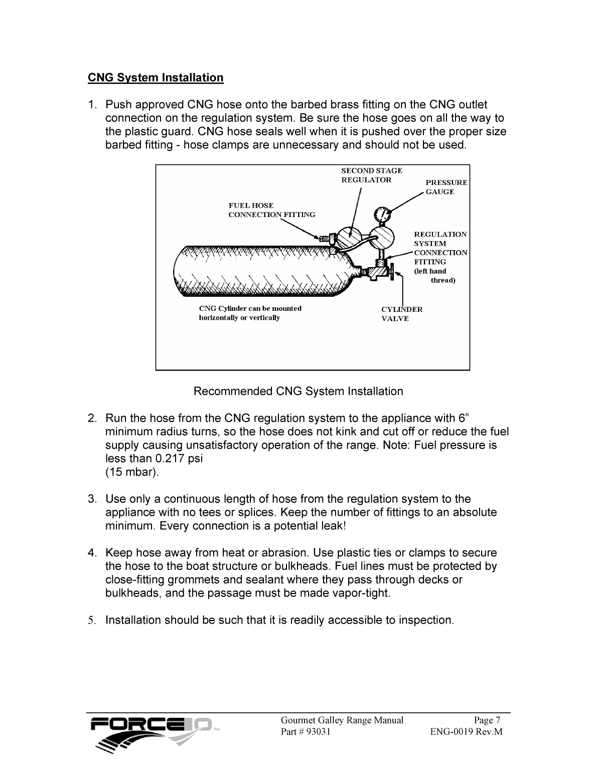 Force10 Gourmet Galley Range Manual
