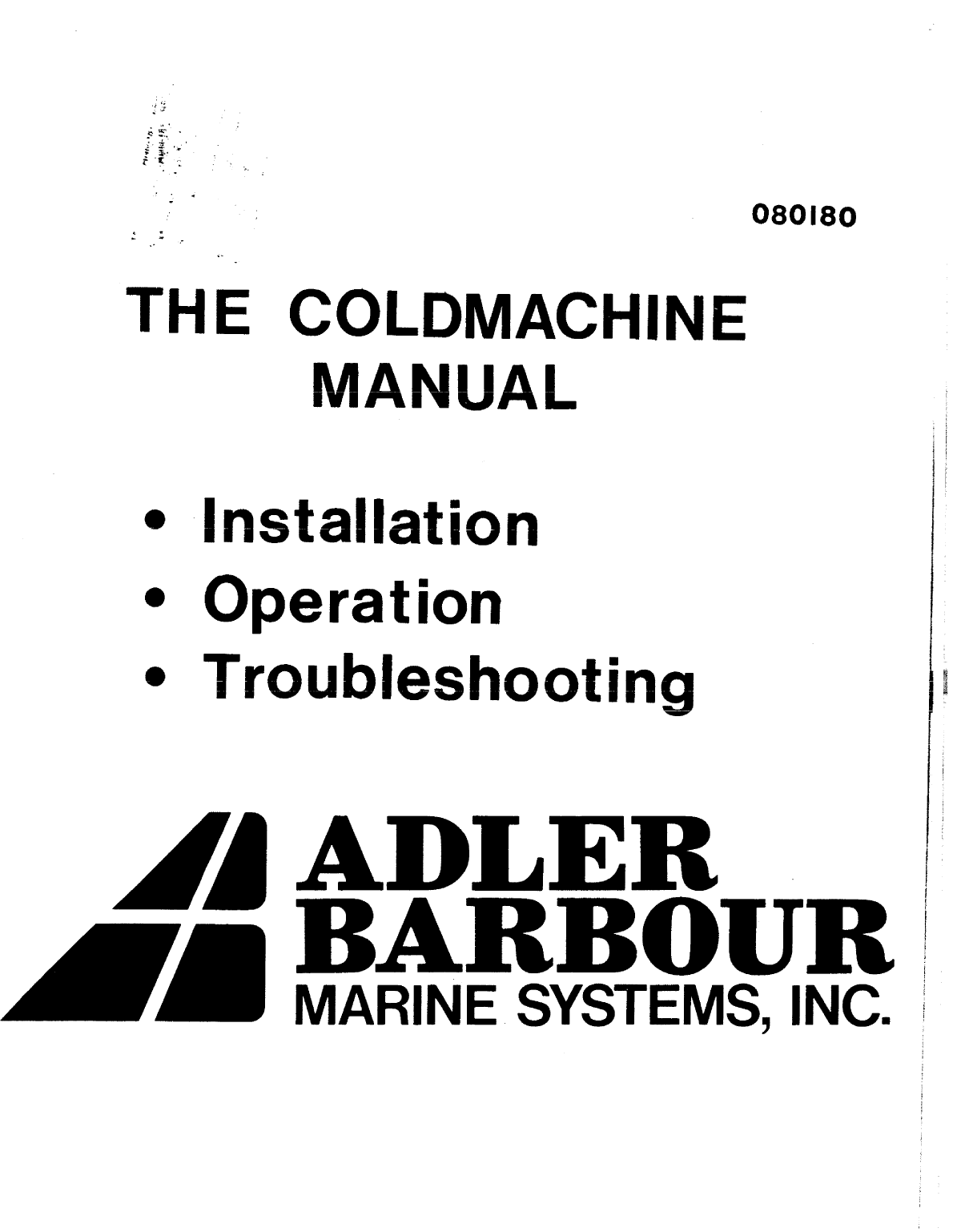 Adler Barbour io Manual