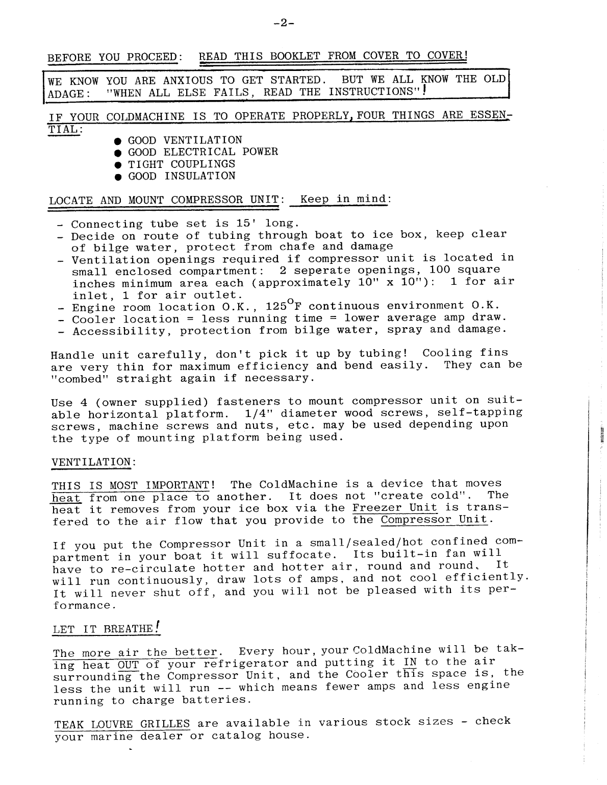 Adler Barbour Io Manual