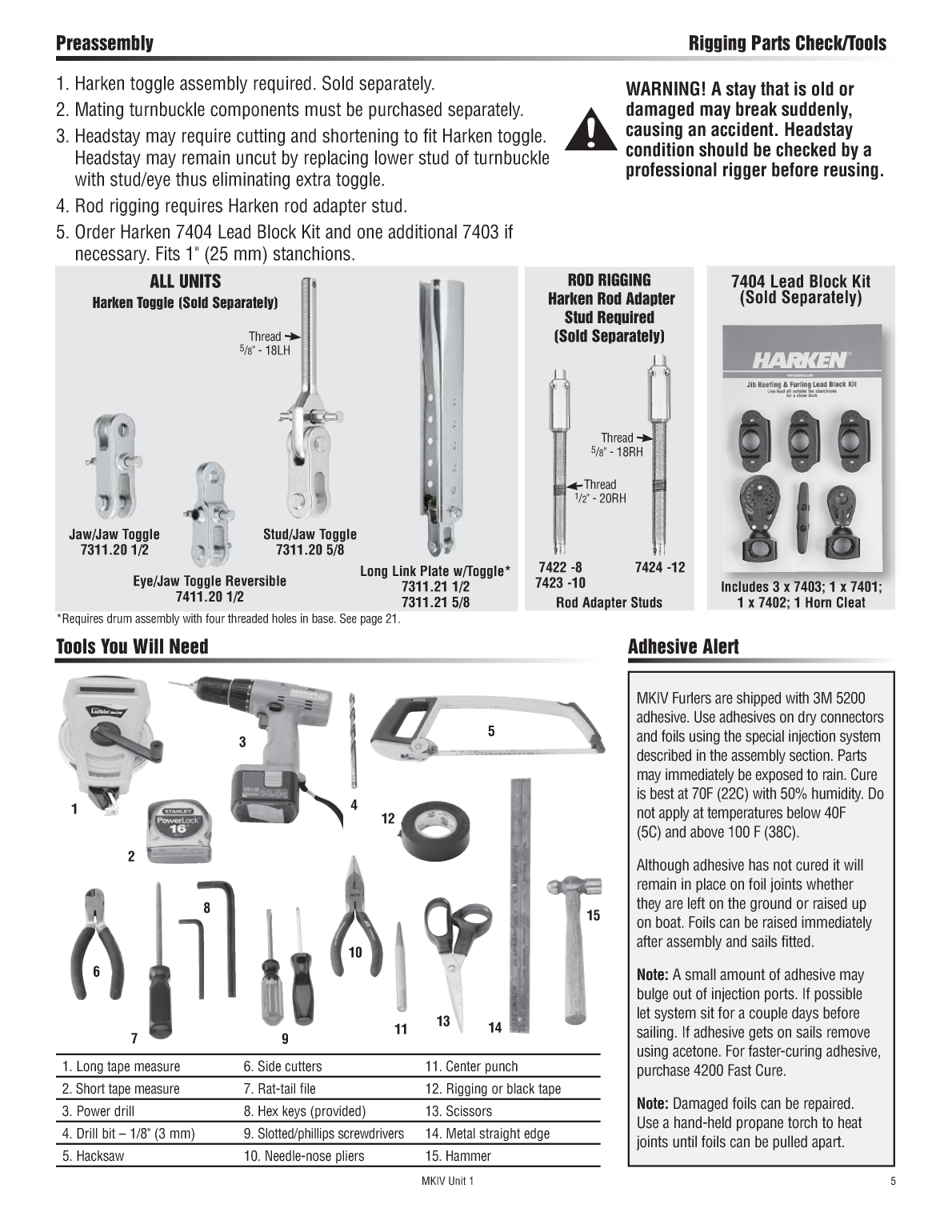 Harken Unit 1 Furler 4417