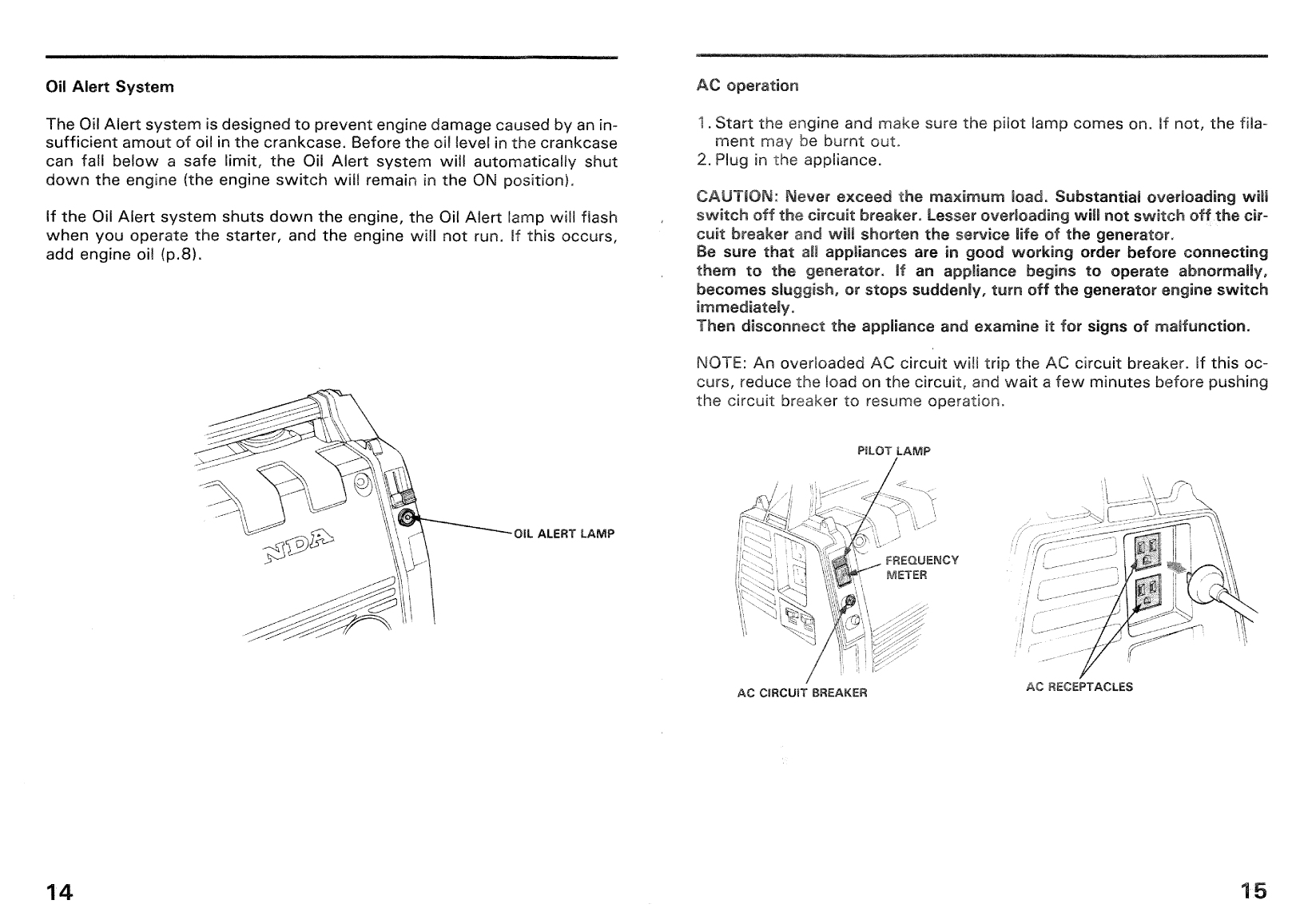 Honda Em650 Generator Owners Manual