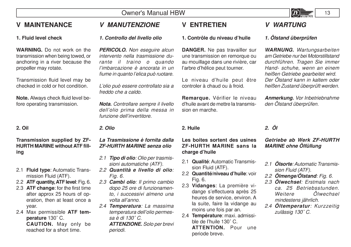 Hurth Hb Transmission Manual