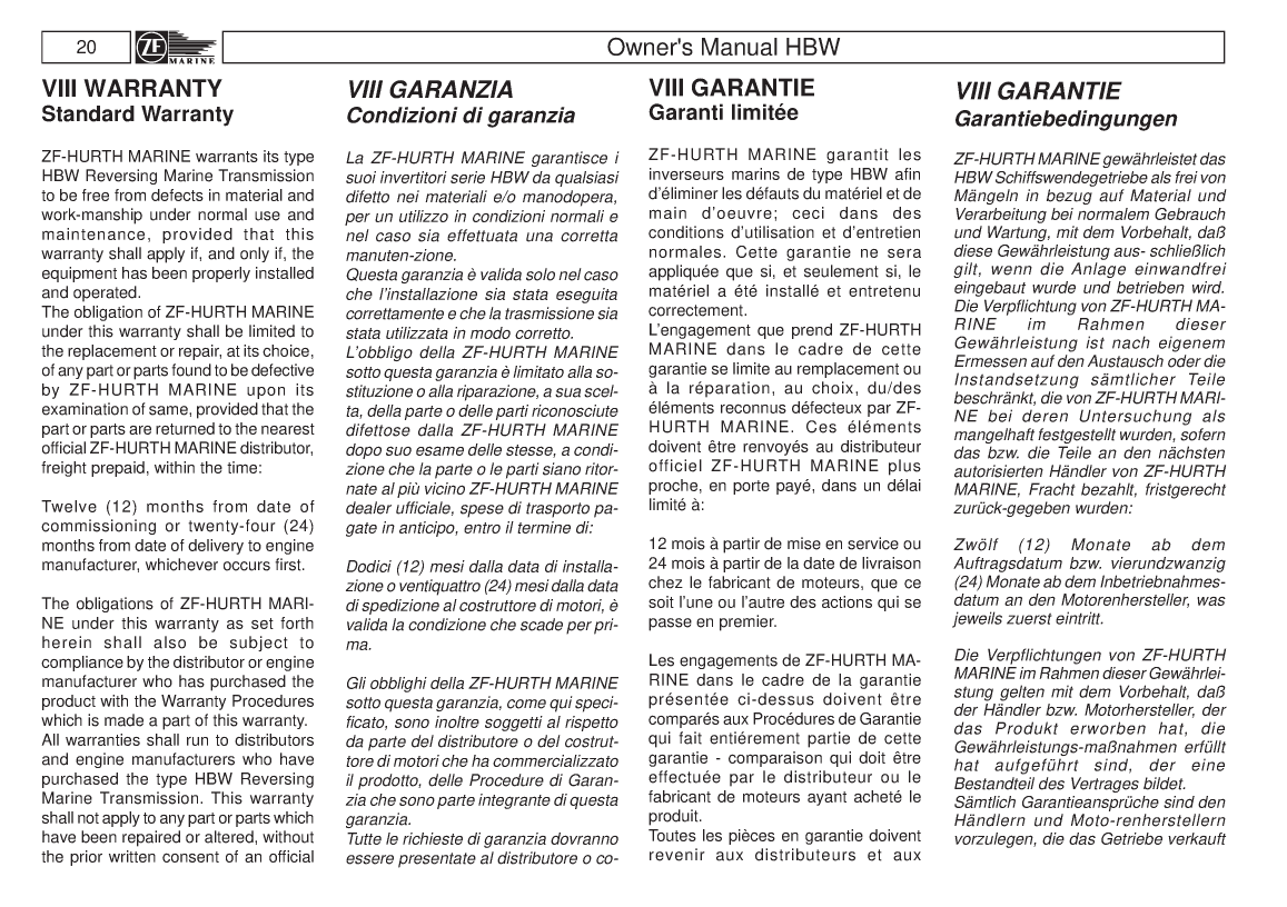 Hurth Hb Transmission Manual