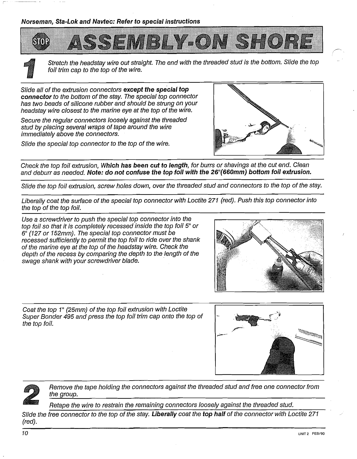 Harken Jib. Reefing Furling. System