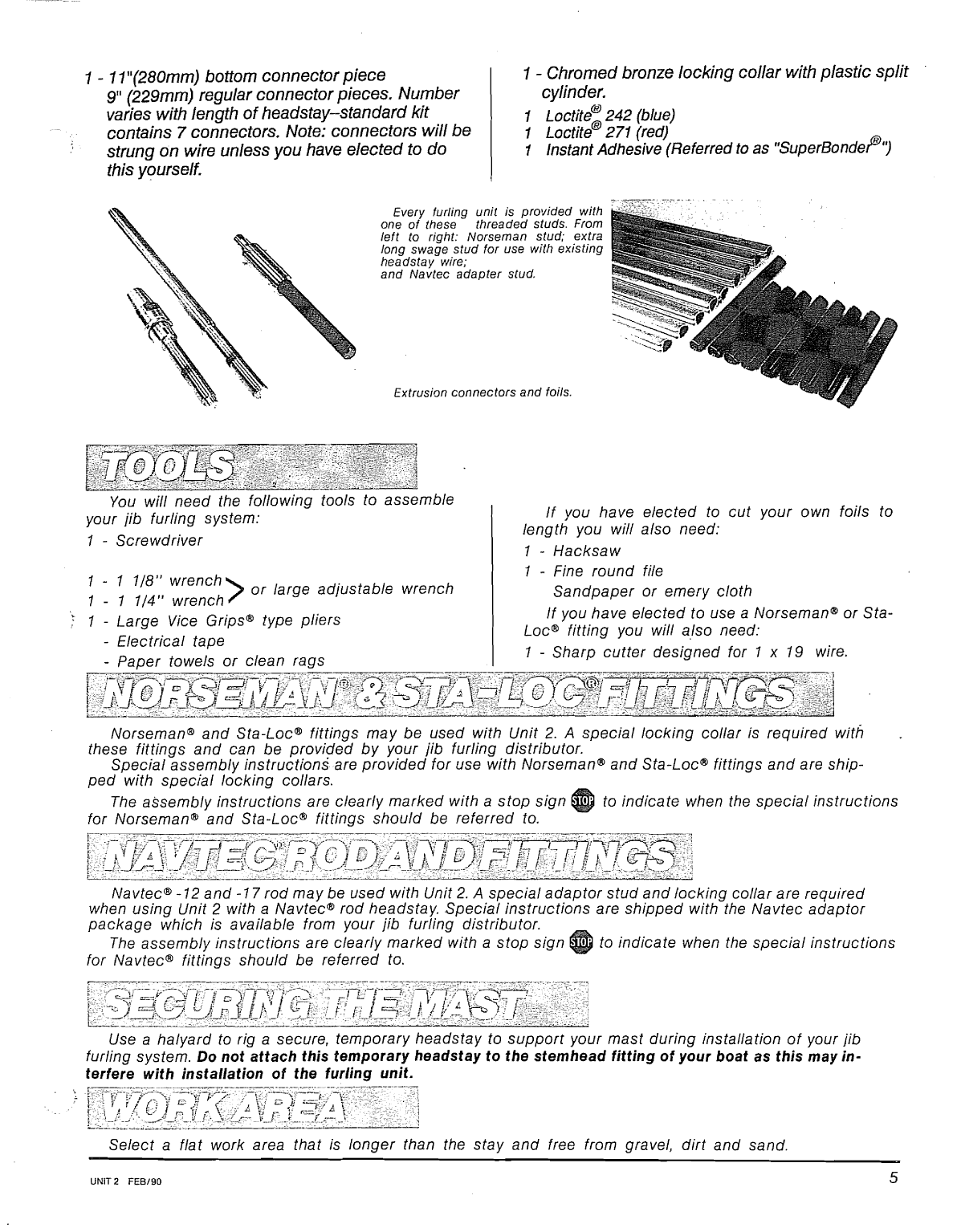 Harken Jib. Reefing Furling. System