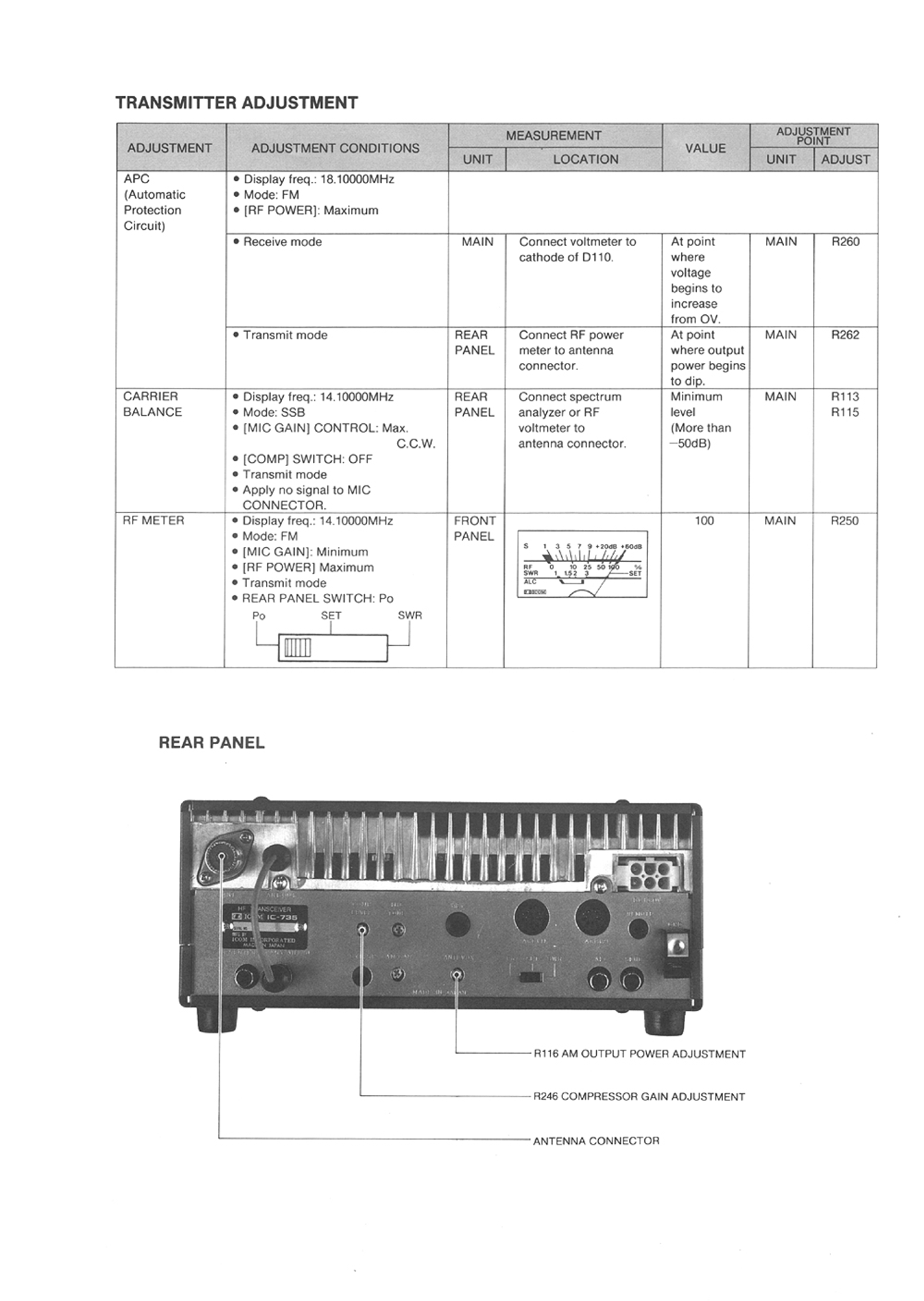 Icom ic 735 Service Manual