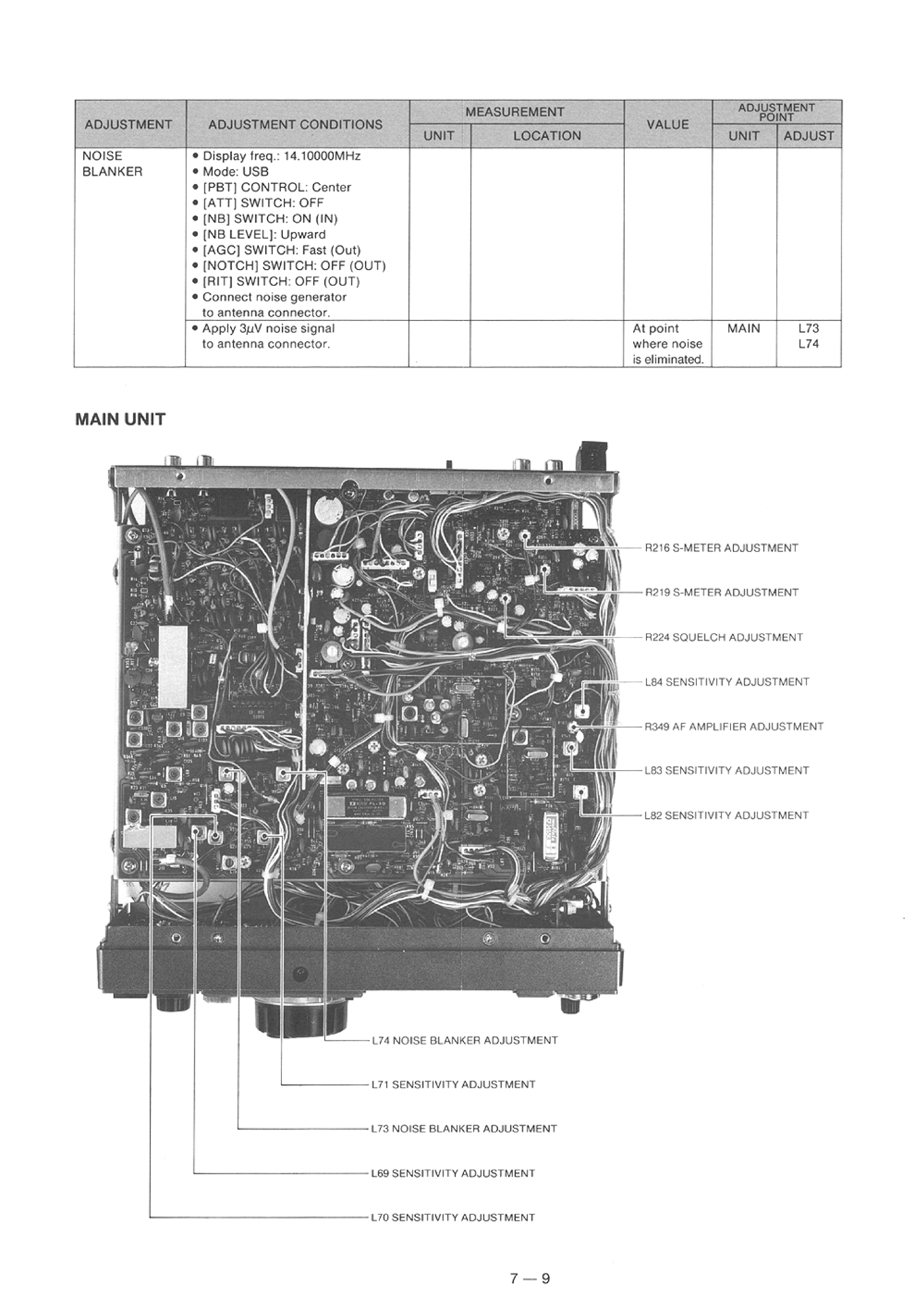 Icom ic 735 Service Manual